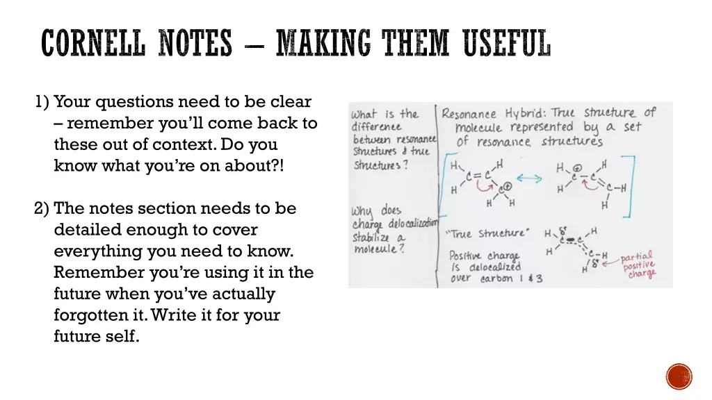 cornell notes making them useful