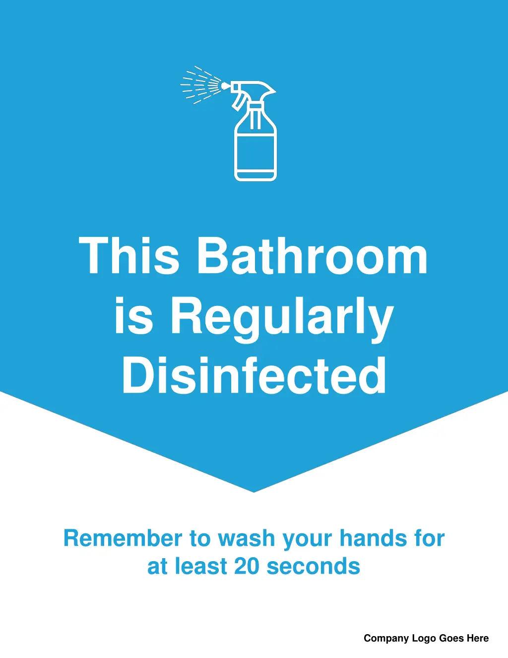 this bathroom is regularly disinfected