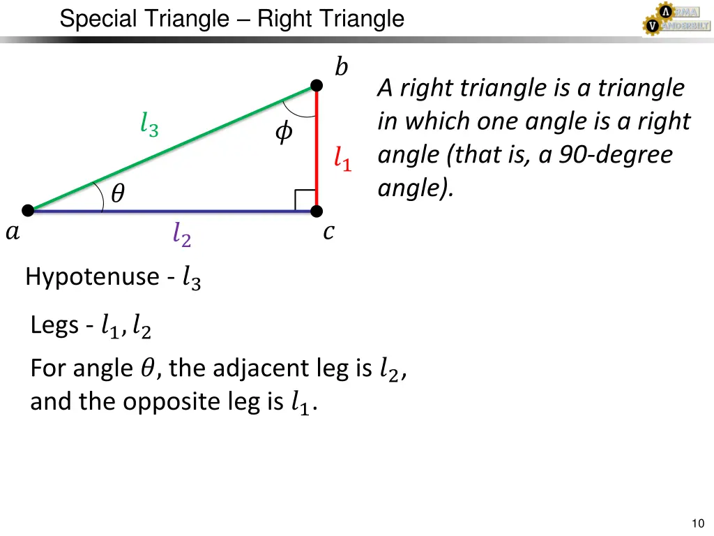 special triangle right triangle 1