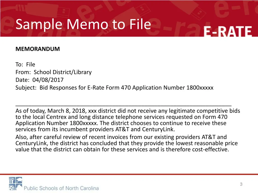 sample memo to file