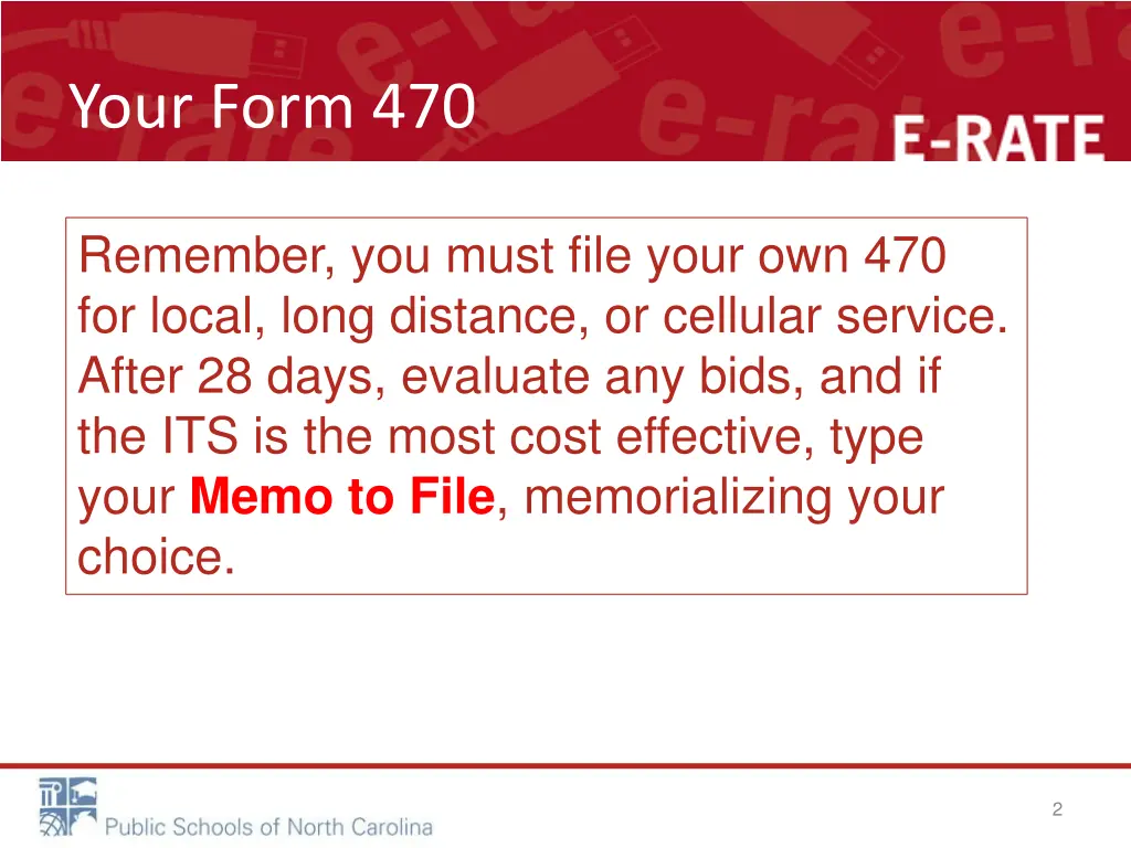 your form 470