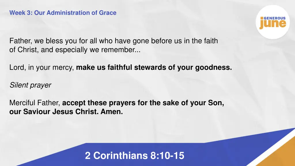 week 3 our administration of grace 11