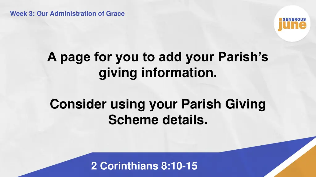 week 3 our administration of grace 16