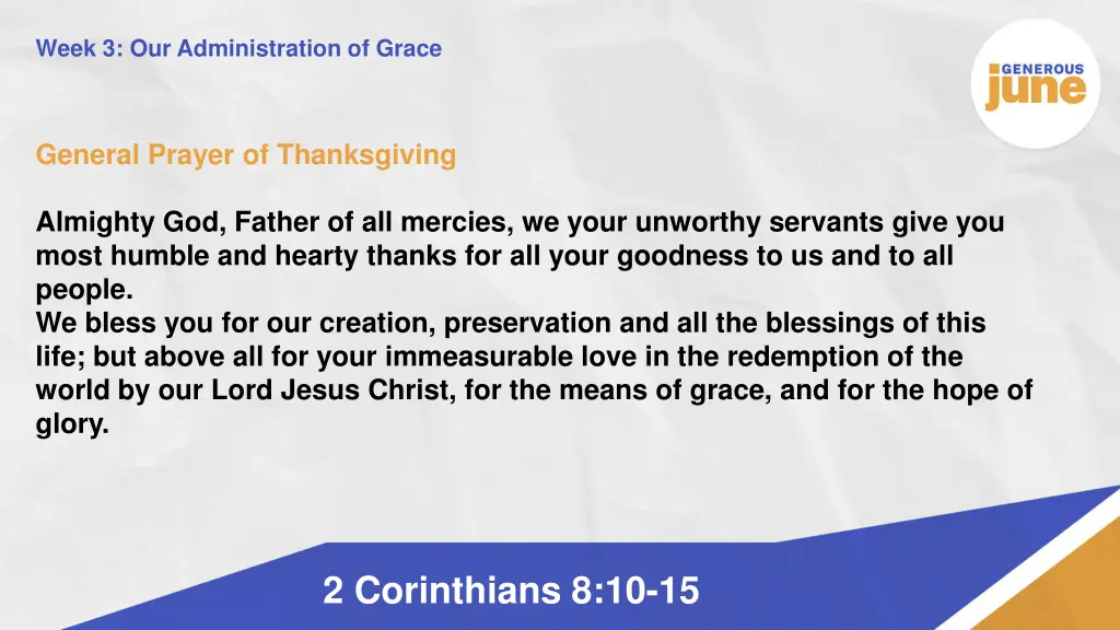 week 3 our administration of grace 4