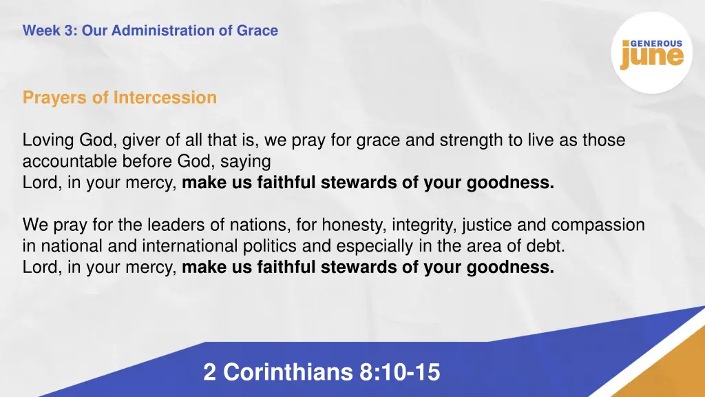 week 3 our administration of grace 9