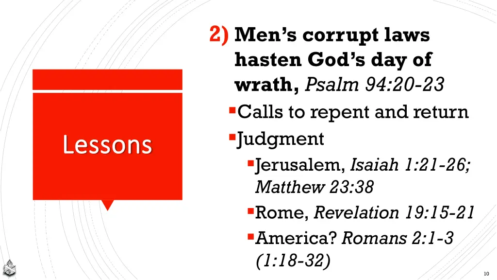 2 men s corrupt laws hasten god s day of wrath