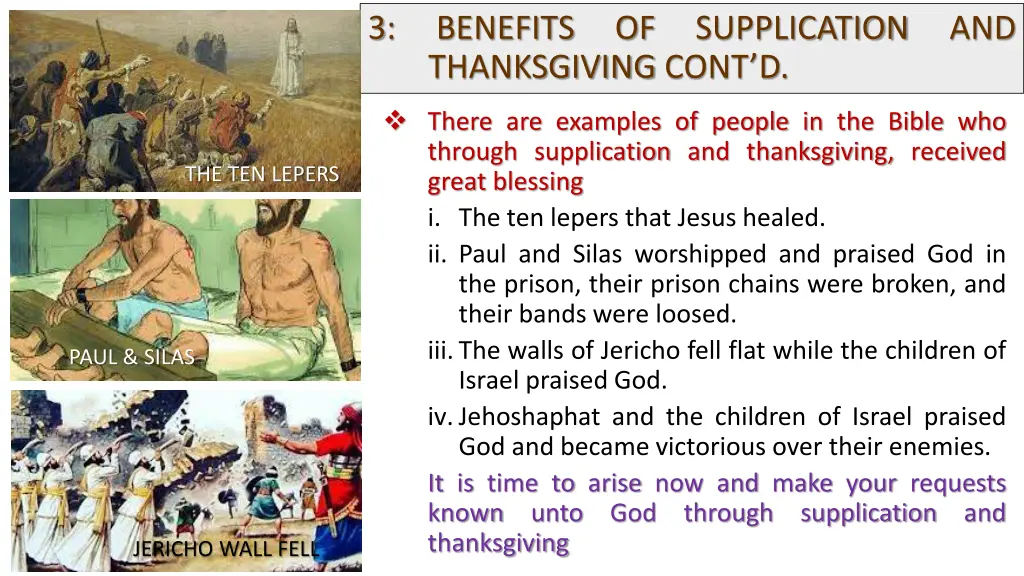 3 benefits of supplication and thanksgiving cont d