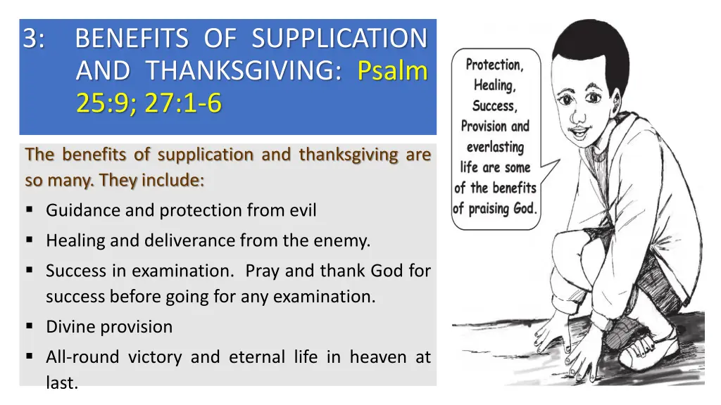 3 benefits of supplication and thanksgiving psalm