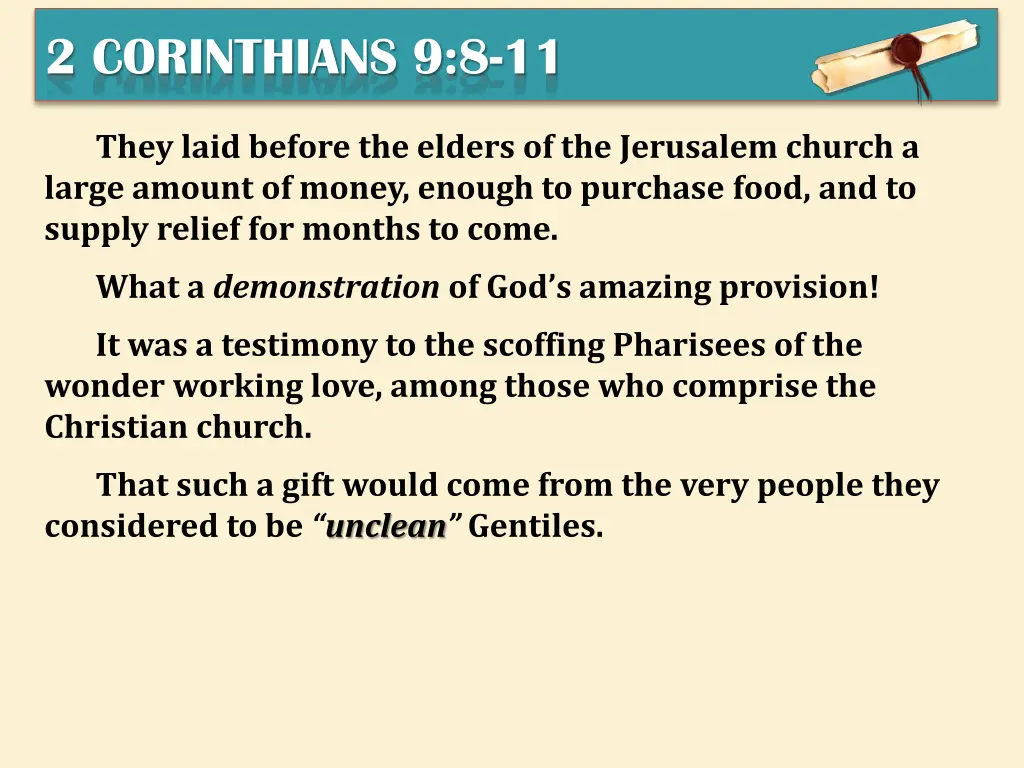 2 corinthians 9 8 11 5