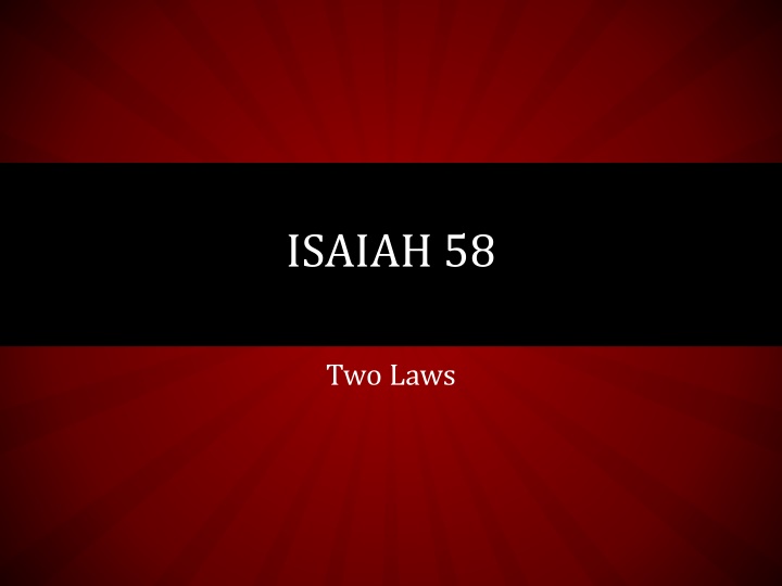 isaiah 58