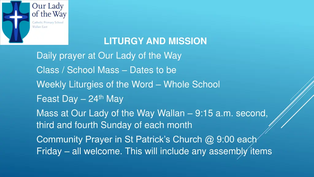 liturgy and mission