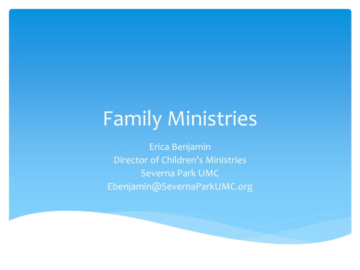 family ministries