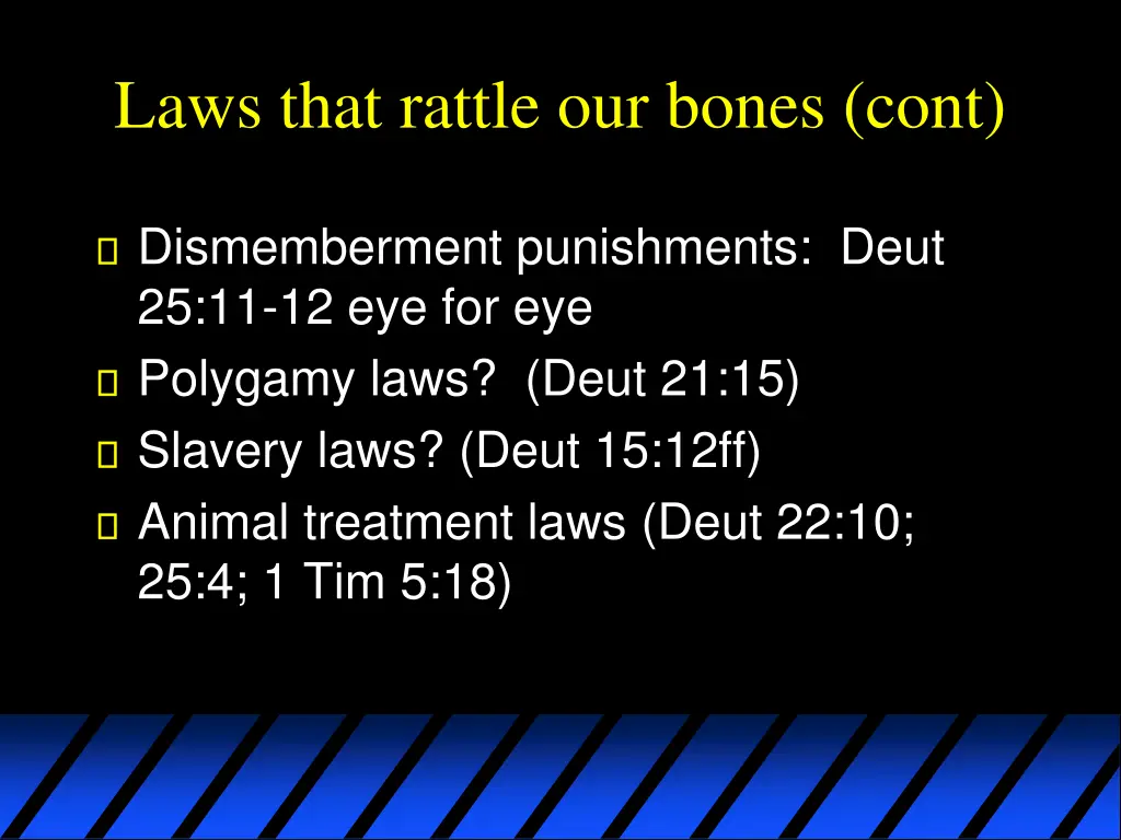 laws that rattle our bones cont 1