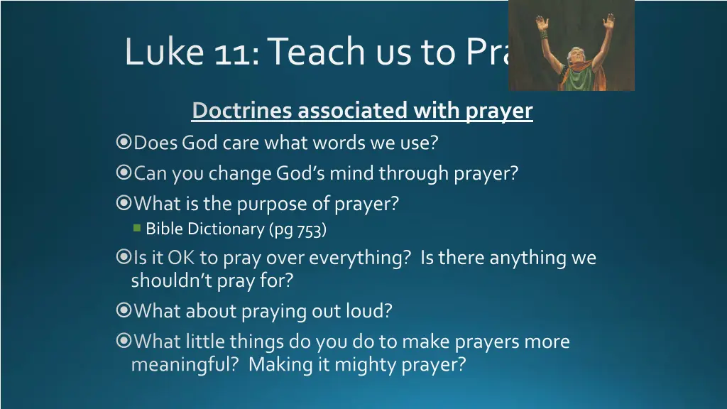 luke 11 teach us to pray