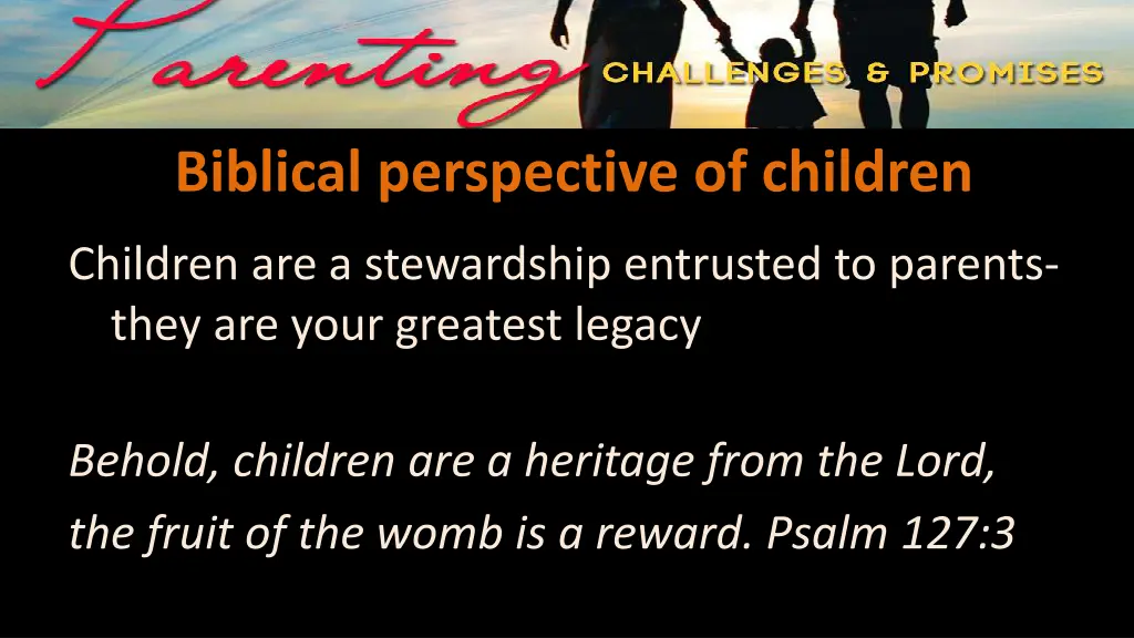 biblical perspective of children 1