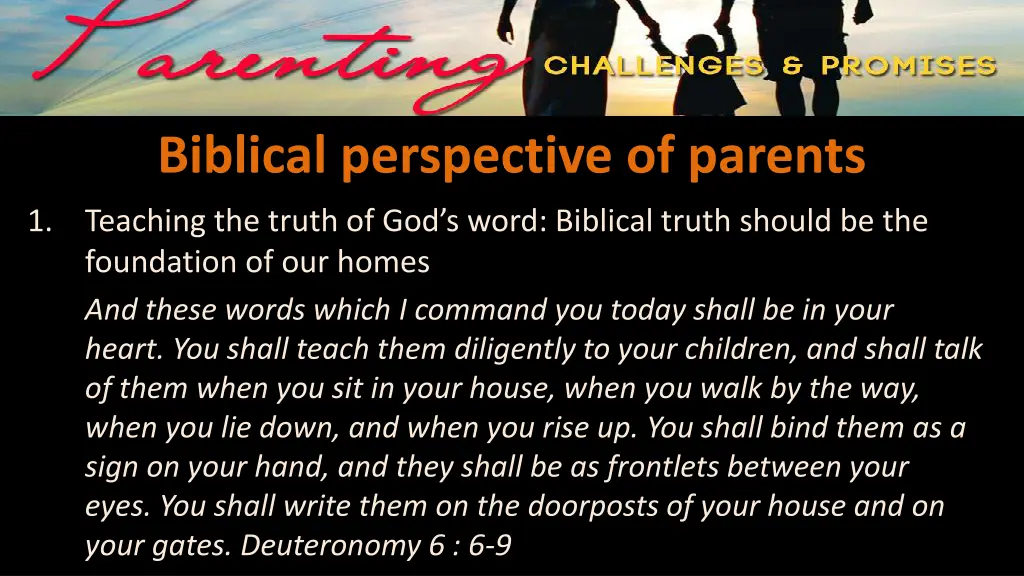 biblical perspective of parents