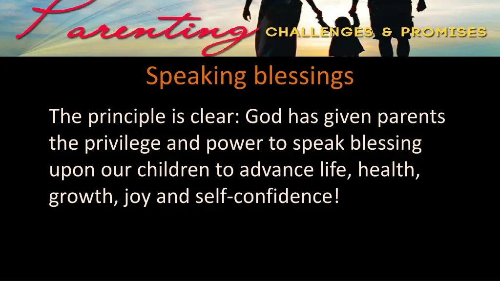 speaking blessings 1