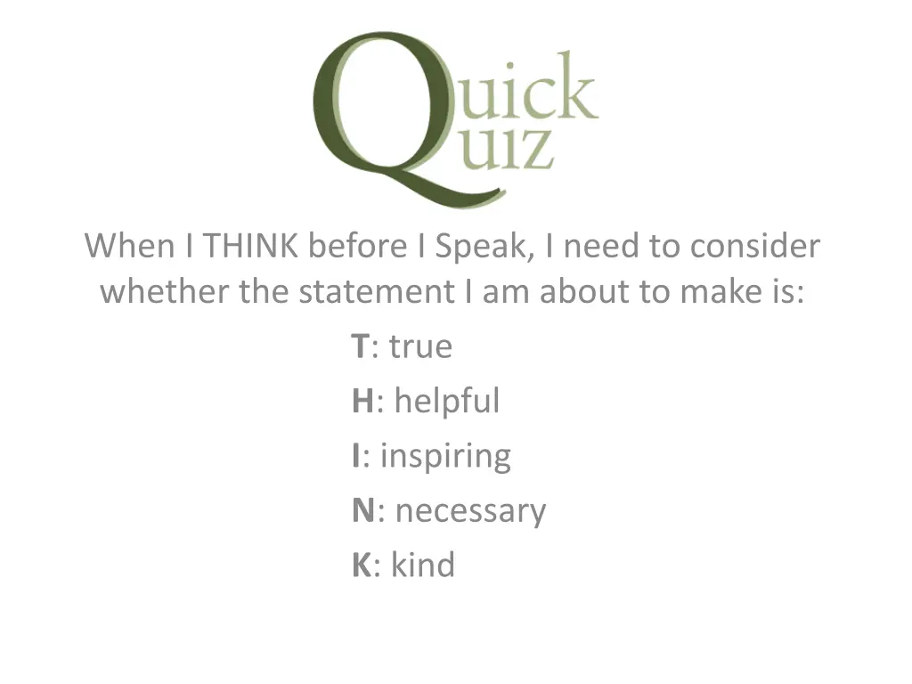 quick quiz 10