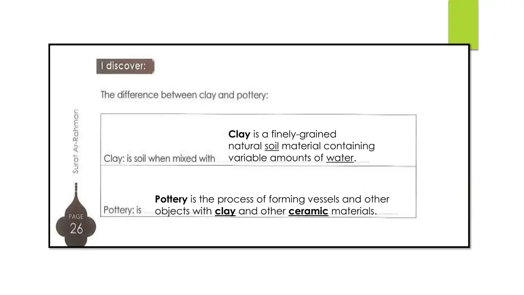 clay is a finely grained natural soil material