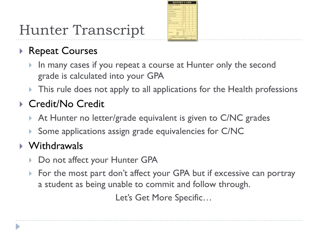 hunter transcript 1