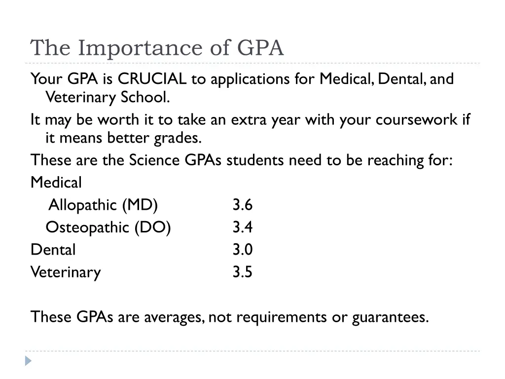 the importance of gpa your gpa is crucial