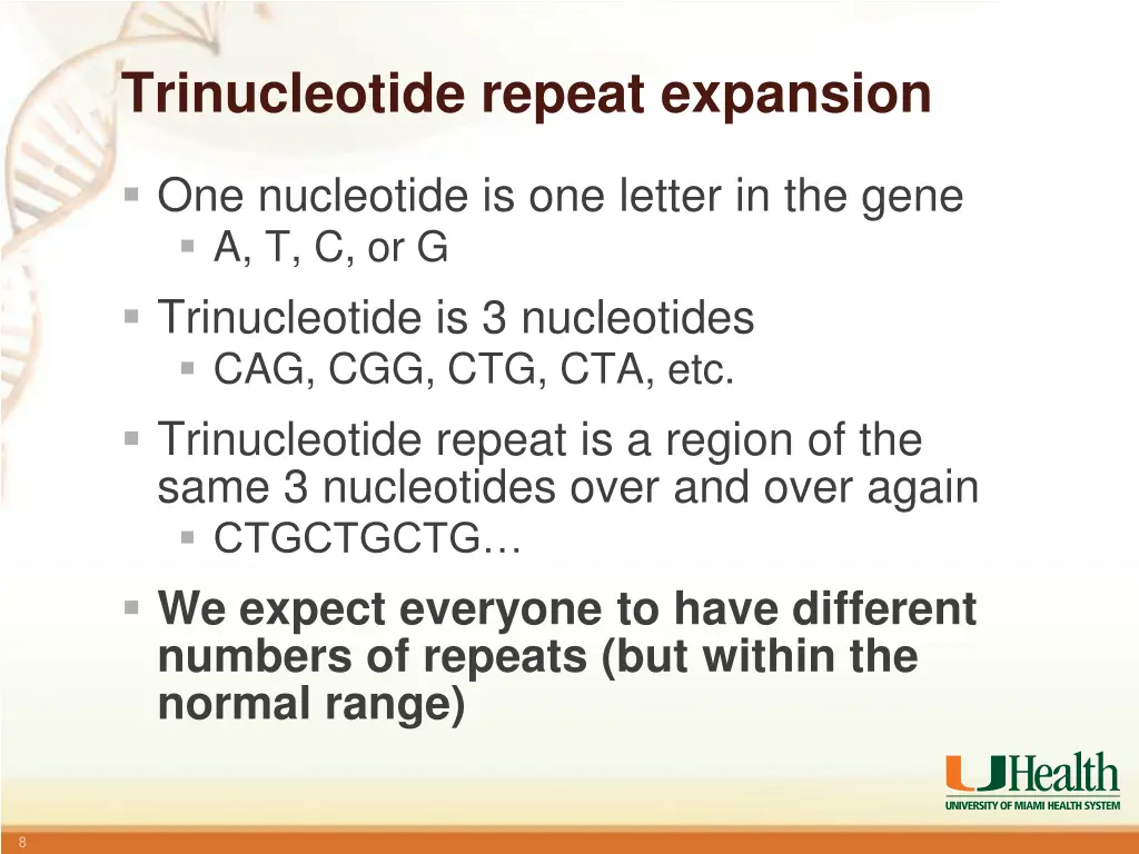 trinucleotide repeat expansion 2