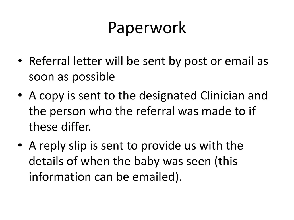 paperwork