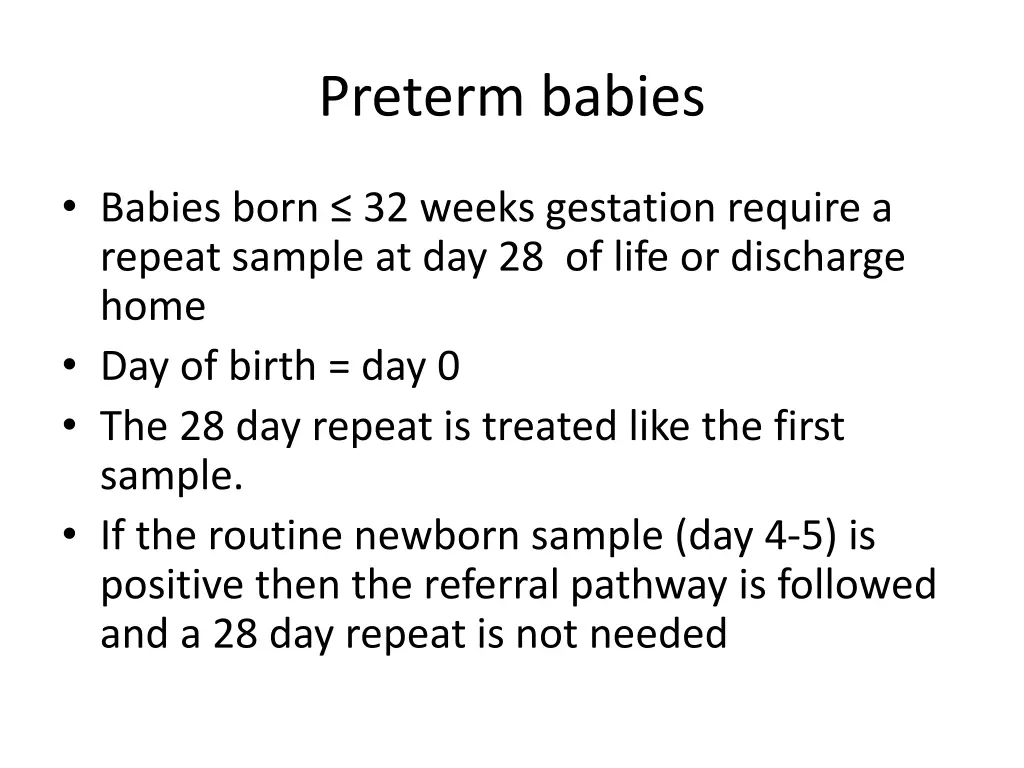 preterm babies