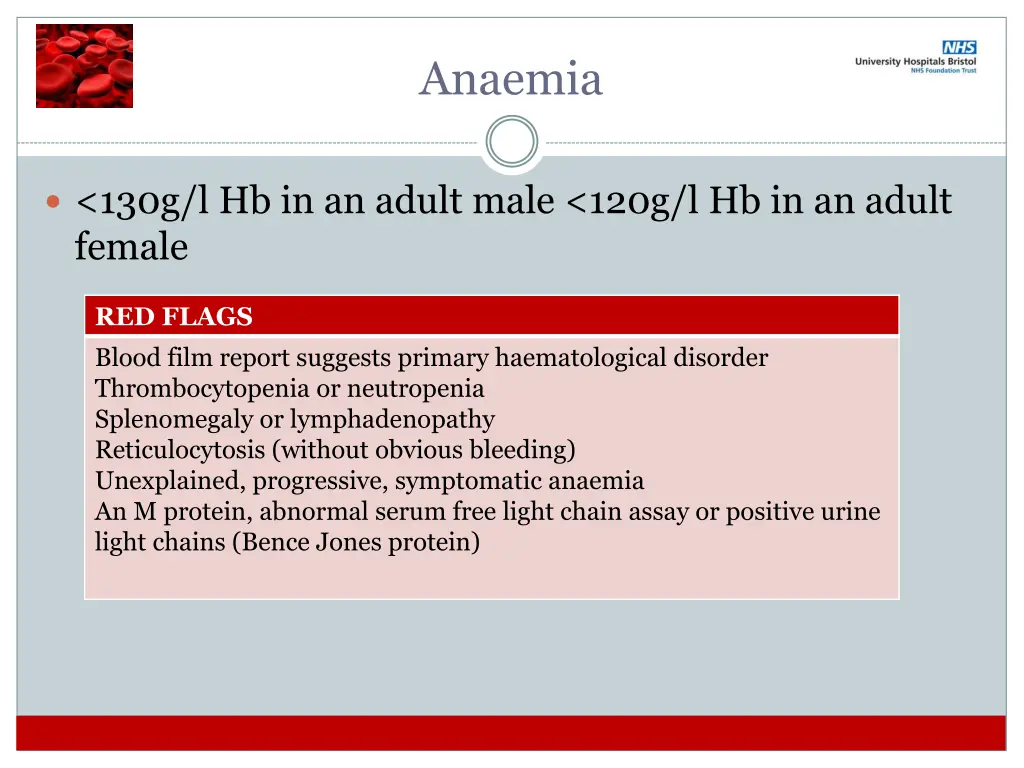 anaemia