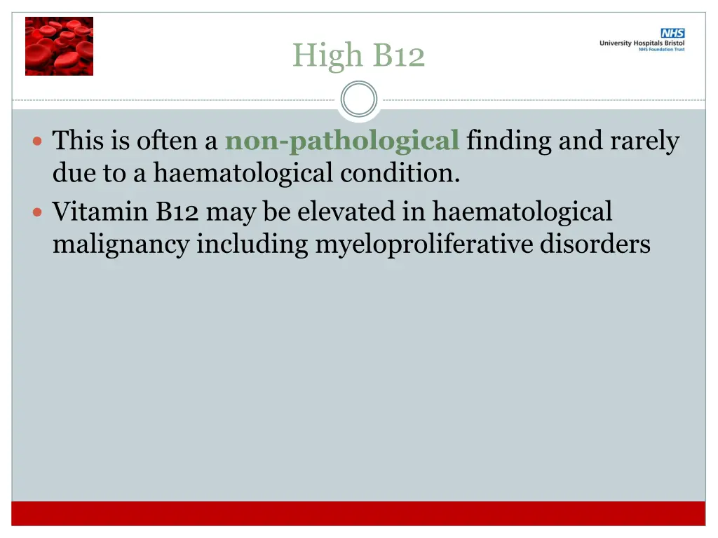 high b12