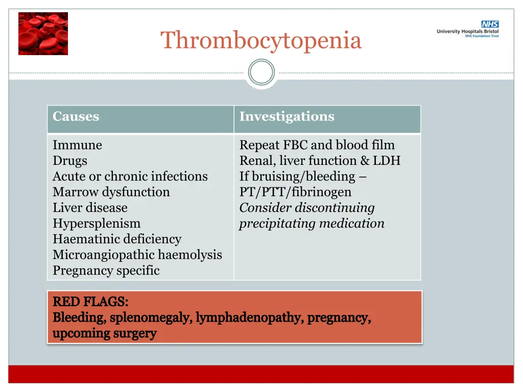 thrombocytopenia