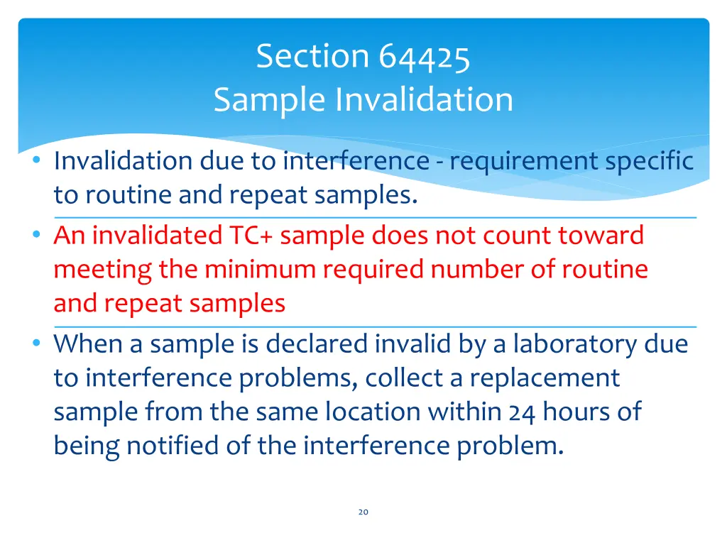 section 64425 sample invalidation 1