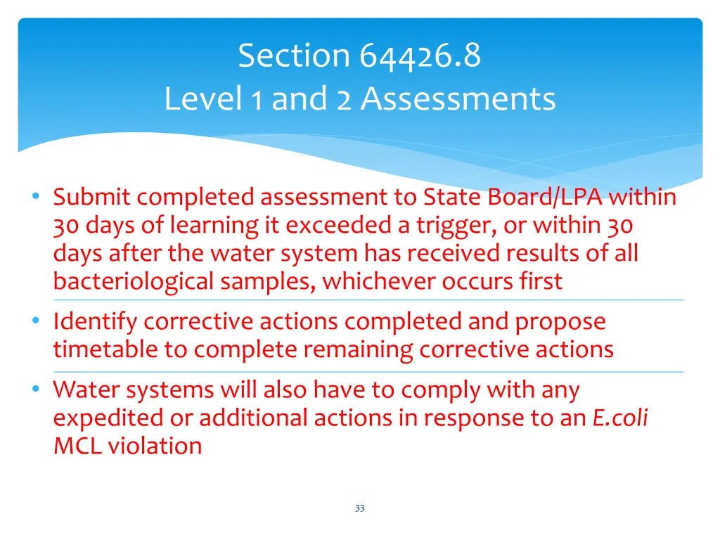 section 64426 8 level 1 and 2 assessments 2