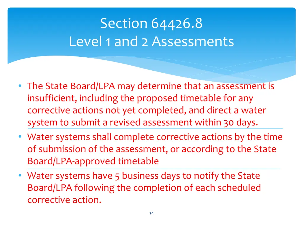 section 64426 8 level 1 and 2 assessments 3