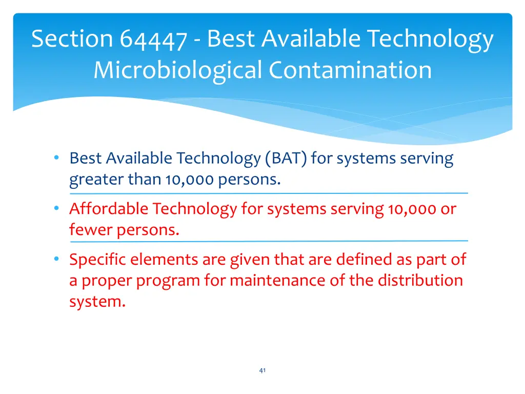 section 64447 best available technology