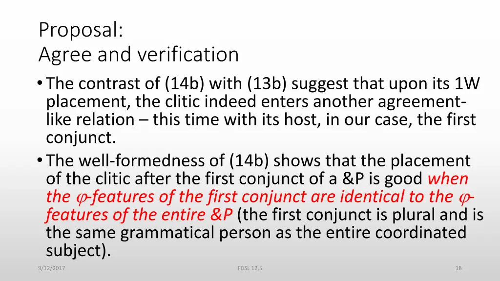 proposal agree and verification