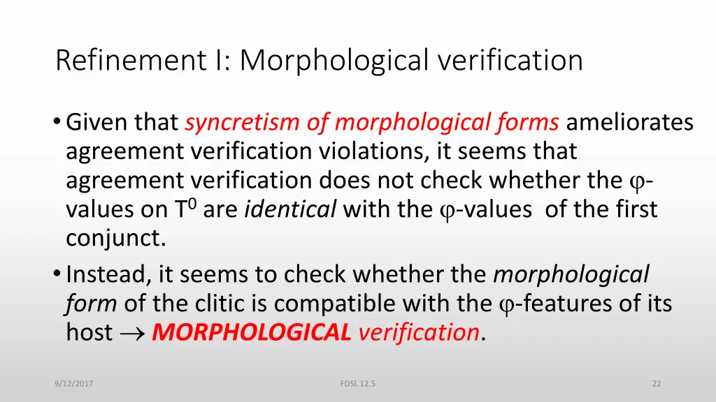 refinement i morphological verification 3