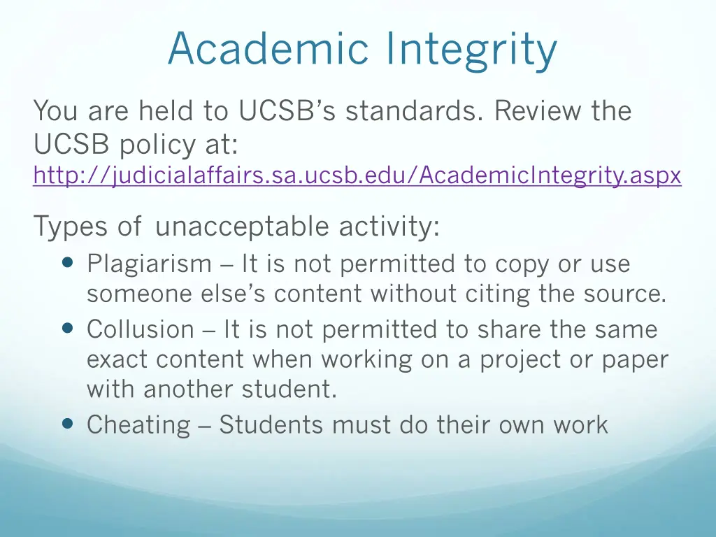 academic integrity