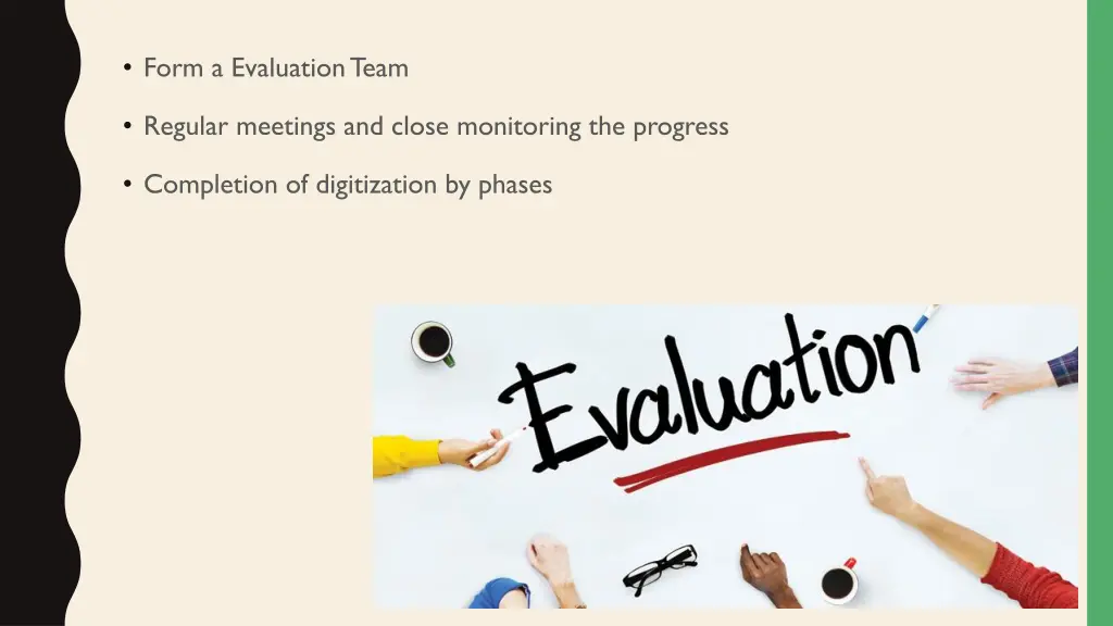 form a evaluation team