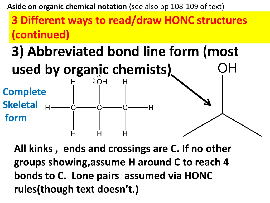 aside on organic chemical notation see also 1