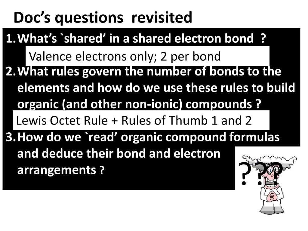 doc s questions revisited 1 what s shared