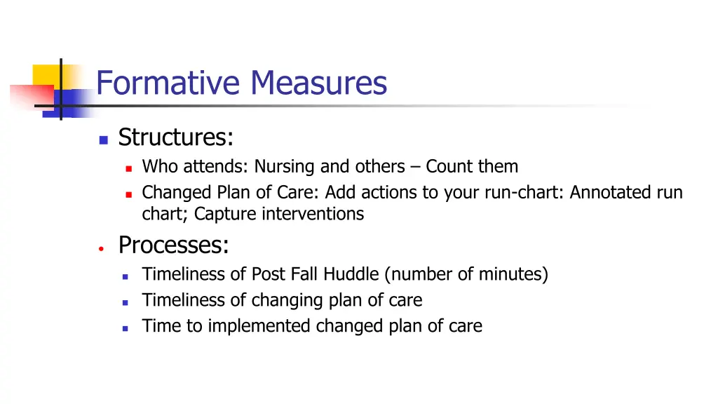 formative measures