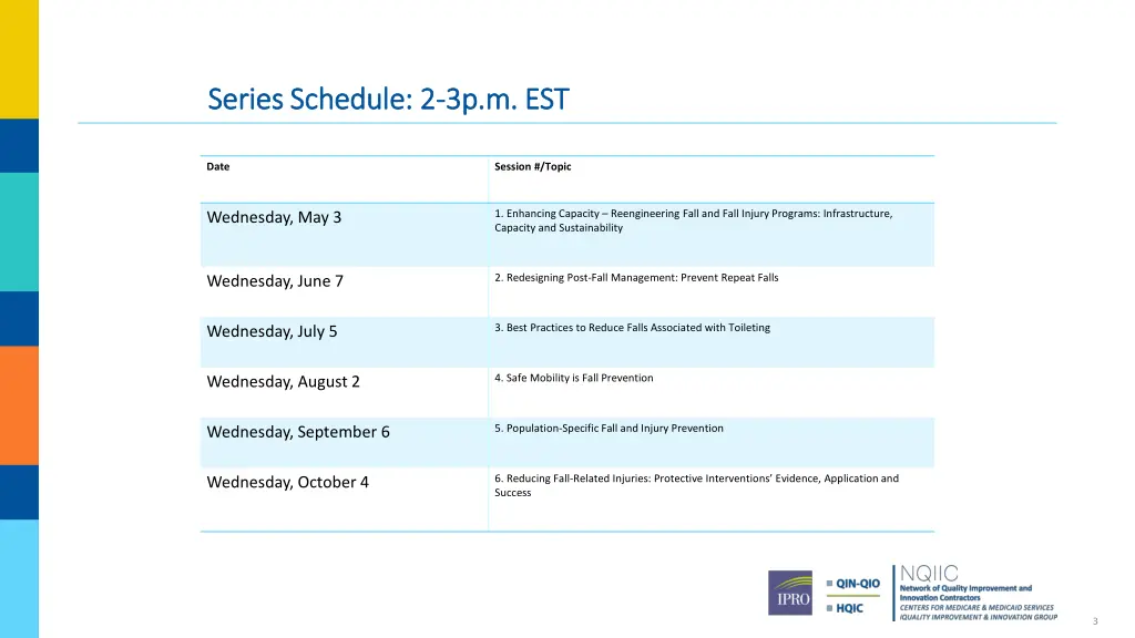 series schedule 2 series schedule 2 3p m est