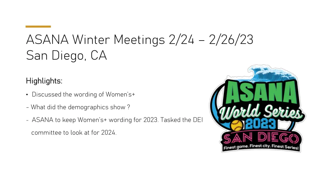 asana winter meetings 2 24 2 26 23 san diego ca