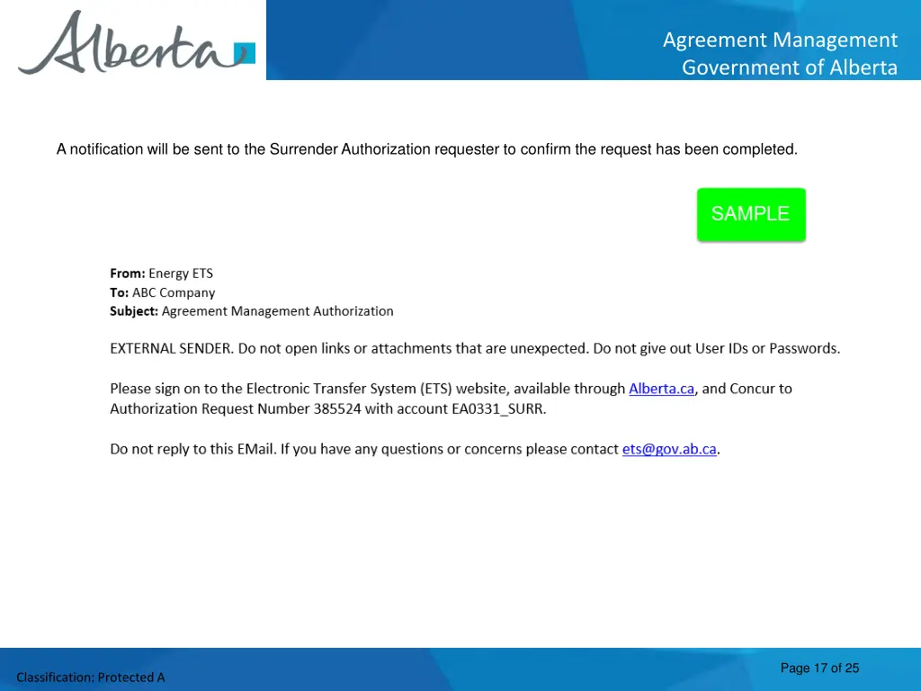 agreement management government of alberta 16