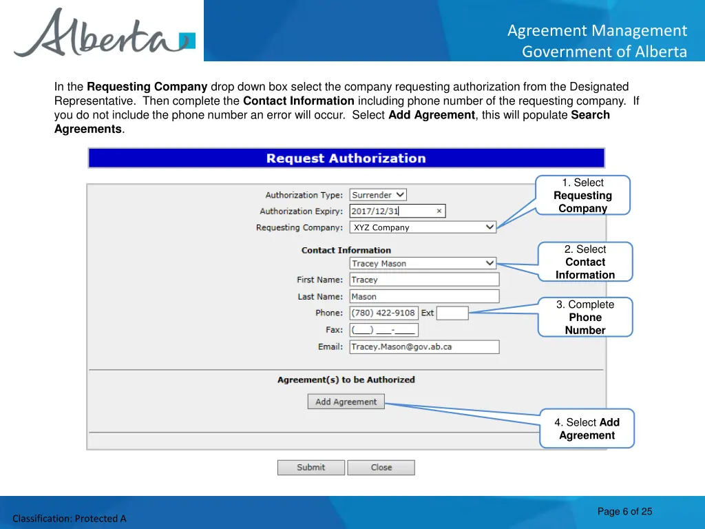 agreement management government of alberta 5