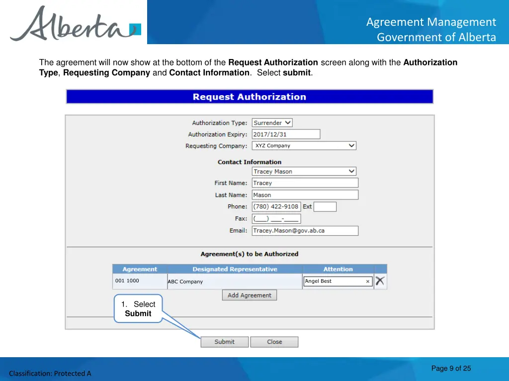 agreement management government of alberta 8