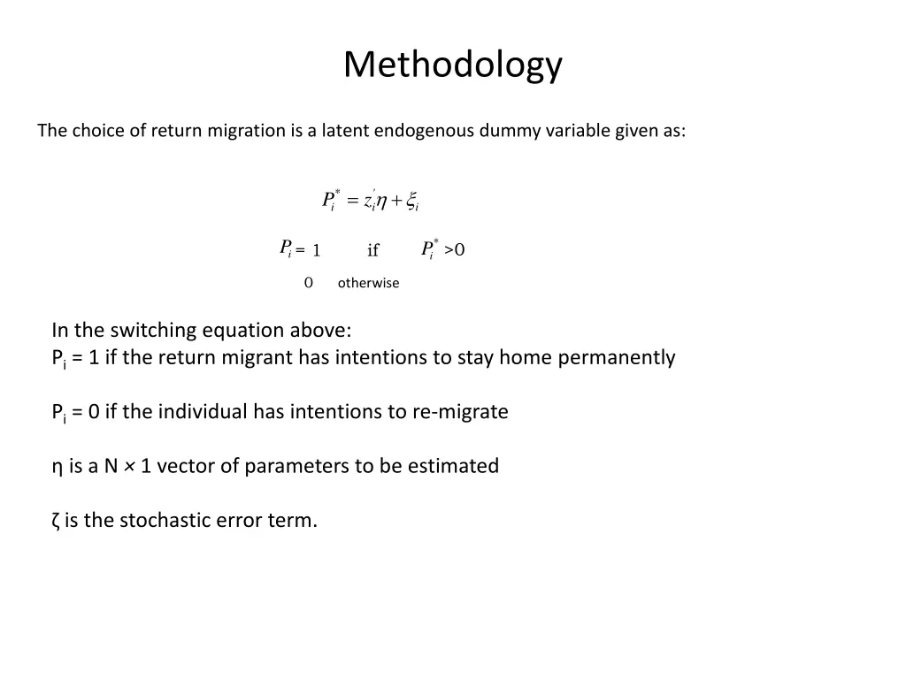 methodology