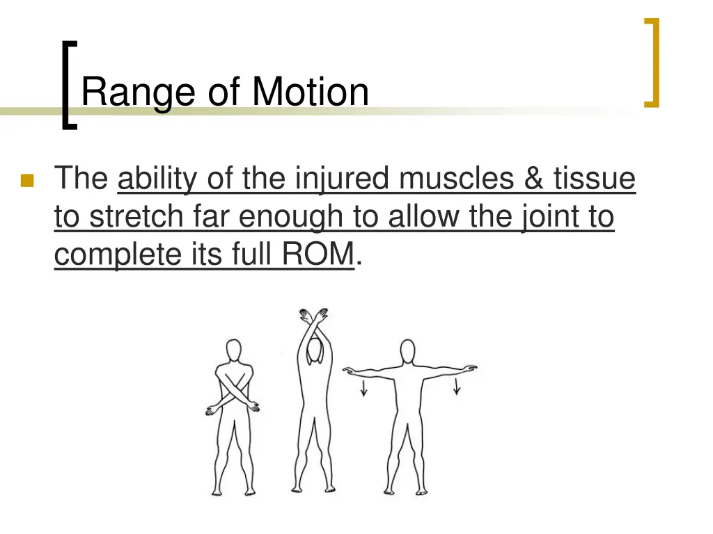 range of motion