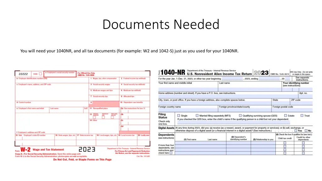 documents needed